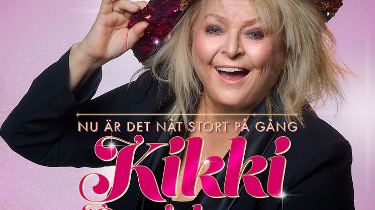 Kikki Danielsson - Nu är det nåt stort på gång - turnéaffisch 