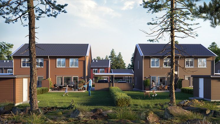 I Valsjöskogen uppför OBOS Kärnhem nya bostäder.