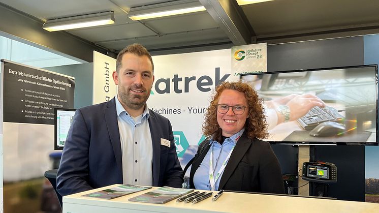 CEO i exatrek, Dietrich Kortenbruck, og Digitaliseringsspecialist i Danish Agro, Birgitte Feld Mikkelsen