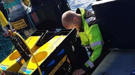 Morten Thorstensen (APN) med ROV 