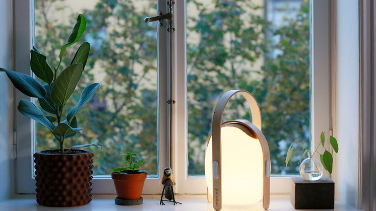 Trådlös högtalare och lampa, mini - fönster