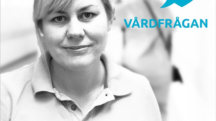 Linda Landin, sjuksköterska på Prakitkertjänst N.Ä.R.A., arbetar med patienter i livets slutskede.