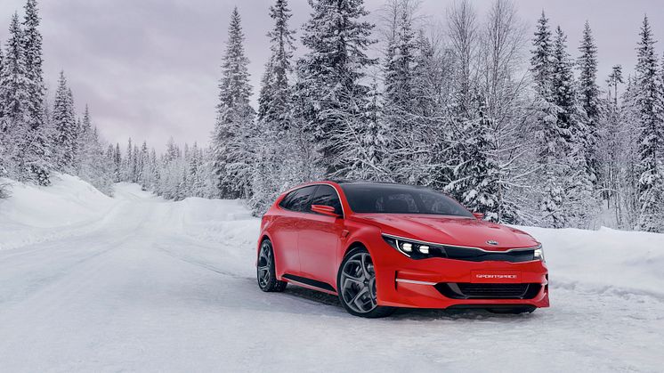 Kia visar Sportspace på bilsalongen i Genève