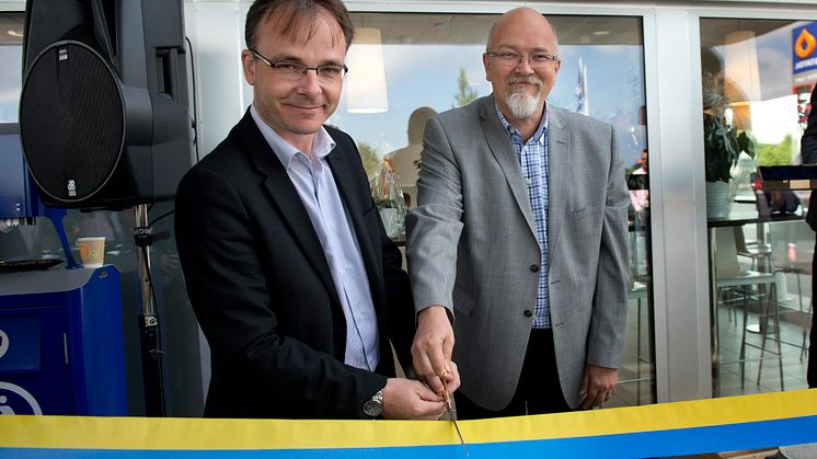 Nu är Statoils nya station i Vintrie Malmö invigd