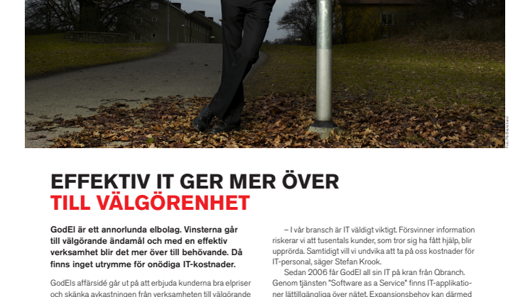 Effektiv IT ger mer över till välgörenhet