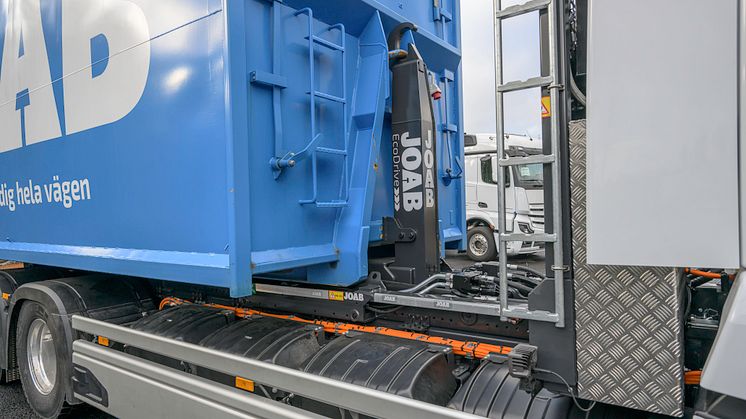 Mercedes-Benz eActros med eldriven lastväxlare