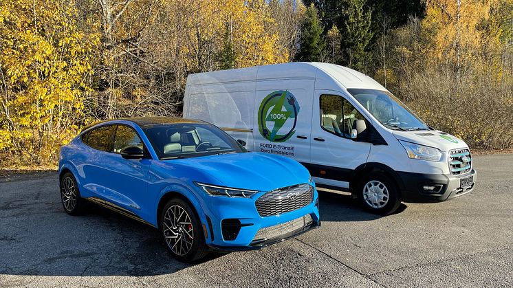 Ford Mustang Mach-E GT og Ford E-Transit 2021