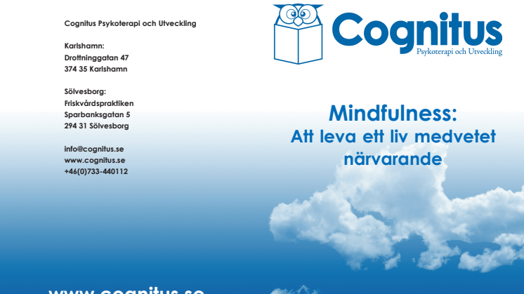 Mindfulnesskurs startar i Sölvesborg