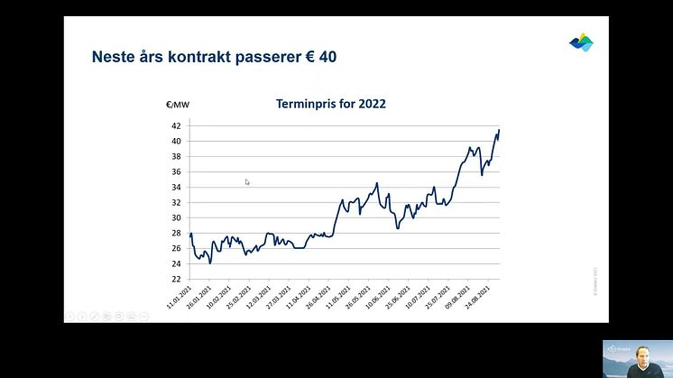 Klin kokos strømpris // Entelios kraftkommentar uke 35. 2021