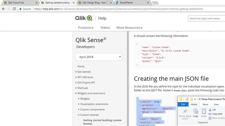 Qlik Snippets - Custom Themes in Qlik Sense Cloud Business