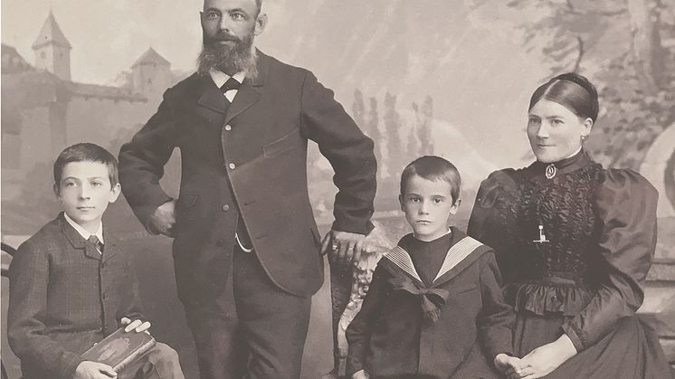 Albert Gebert perheineen 1892