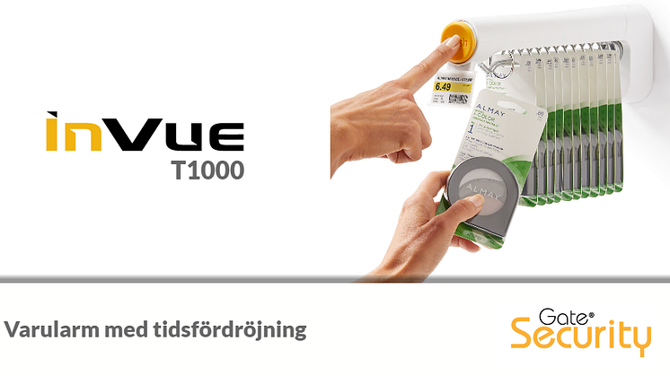 InVue T1000 - Varularm med tidsfördröjning
