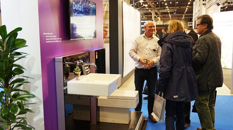 Geberit ställer ut på Stora Villamässan i Malmö den 5-8 mars.
