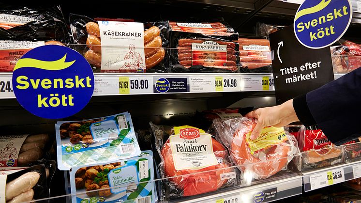 Starkt förtroende för svenskt kött