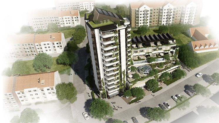 Idag fylls höghuset i MKB:s ekologiska Greenhouse i Ekostaden Augustenborg
