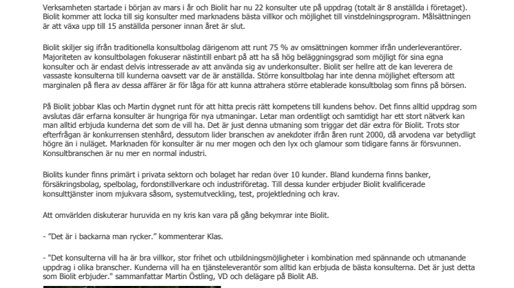 Marknaden för konsulter är het