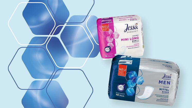 Die Jessa Diskret Produktreihe wurde optimiert und präsentiert sich in neuem, ansprechendem Design