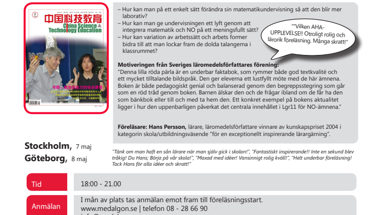 Laborativ Matte/NO med Hans Persson