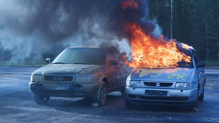 Brandbegränsning mellan fordon med Housegards AVD