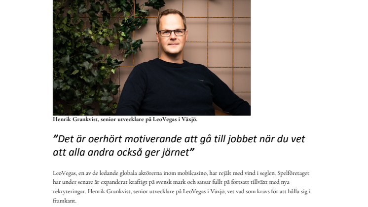 Techtalang får hela världen i Växjö