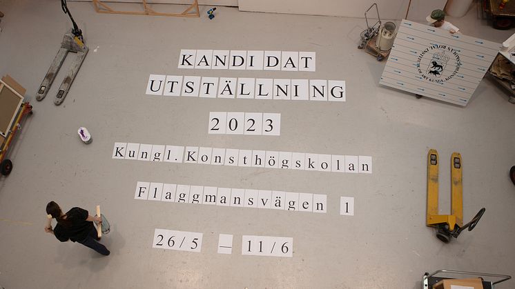 Grafisk design: Therese Norgren, Johanna Bjurström, Axel Gagge, Niels Engström (BFA '23)