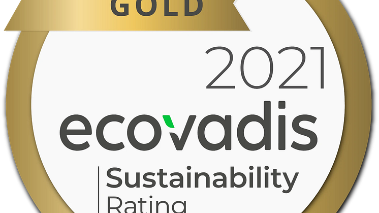 Carglass® Sverige har tilldelats Ecovadis guldmedalj för sitt hållbarhetsarbete.