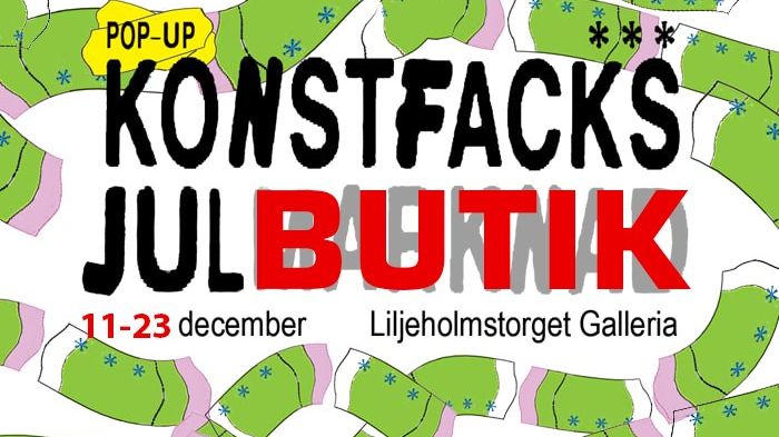 ÄNTLIGEN – KONSTFACKS JULBUTIK ÖPPEN!