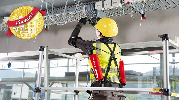 Sverige, vi har ett resultat: Exoskelett vinner Nordbyggs Guldmedalj 2021