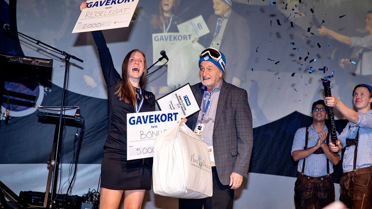 Carina Elsborg Jørgensen fra JYSK-butikken i Brande løb med prisen som Årets Store Manager-Trainee.