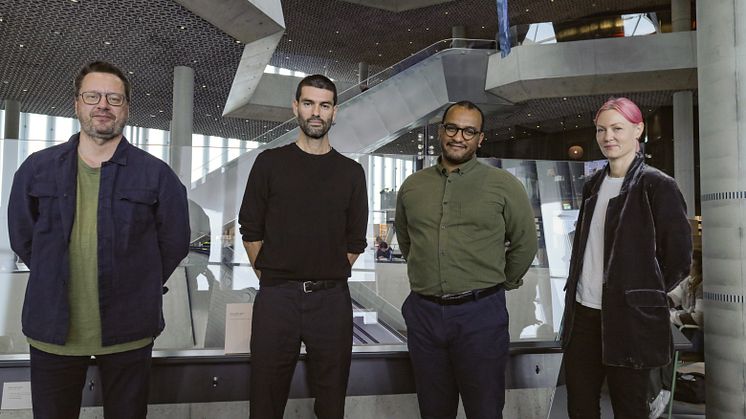 Kunstverket Inmeridiem kan oppleves i 3. etasje i Deichman Bjørvika