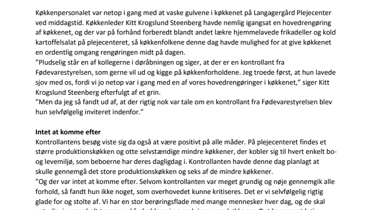 En række af Elite-smiley’er til Langagergård Plejecenter