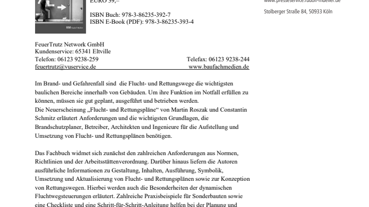 Flucht- und Rettungspläne
