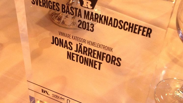 Sveriges bästa marknadschef hos NetOnNet