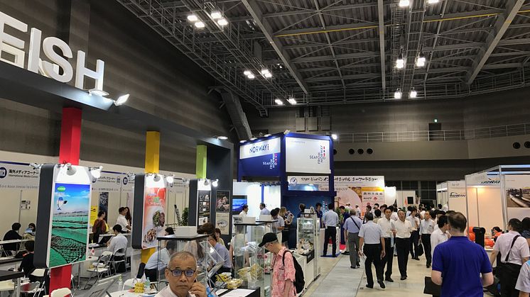 Norsk sjømat på messe i Japan