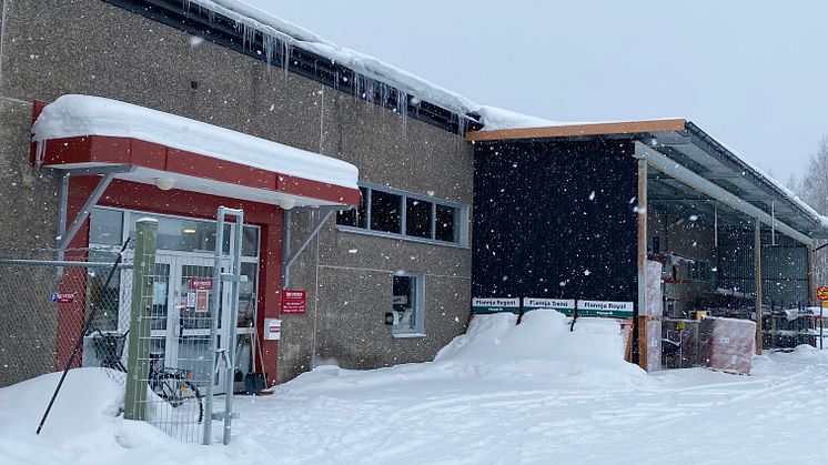 På den nordligaste filialen är vintern utmanande