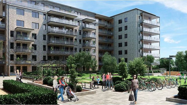 HSB Uppsala byggstartar 158 lägenheter i brf Hamnen - och satsar på konst 