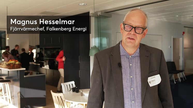 Invigning av vår fjärrvärmeanläggning i Falkenberg
