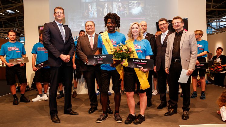 Auf der IHM wurden Miss und Mister Handwerk 2018 gekürt. Foto: Werbefotografie Weiss