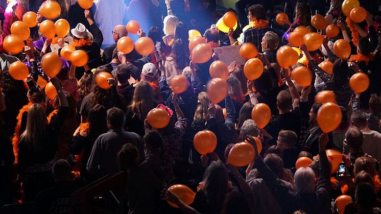 Kristianstad Arena färgades orange under Andra chansen.
