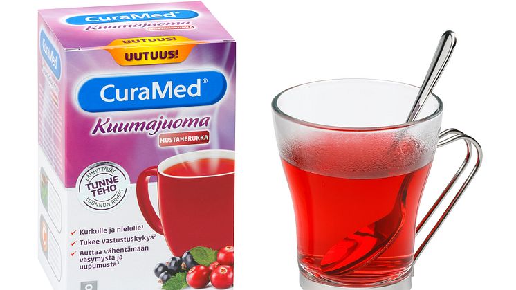 CuraMed-kuumajuoma Mustaherukka