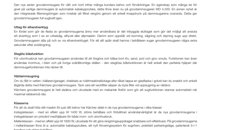 Vått, torrt och precis allt däremellan