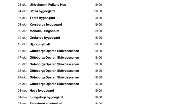 Inbjudan till pressinformation och urpremiär: Det drar ihop sig till urpremiär på musikteaterföreställningen
