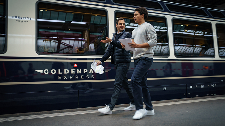 Die Reise ihres Lebens: Roger Federer mit Trevor Noah auf der „Grand Train Tour of Switzerland“