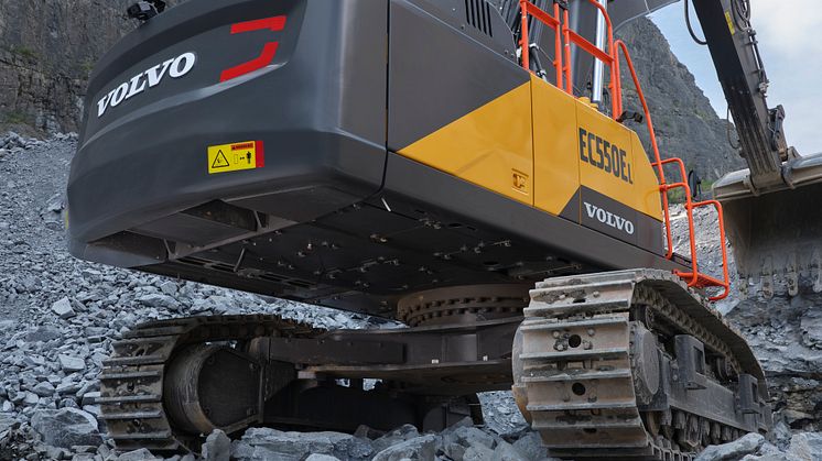 Volvo EC530E och EC550E - undervagn