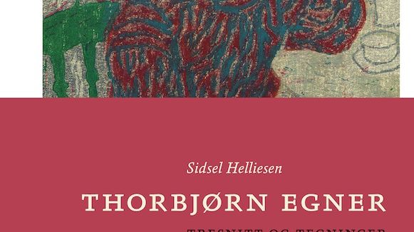 Omslag: Thorbjørn Egner. Tresnitt og Tegninger av gamle hus 