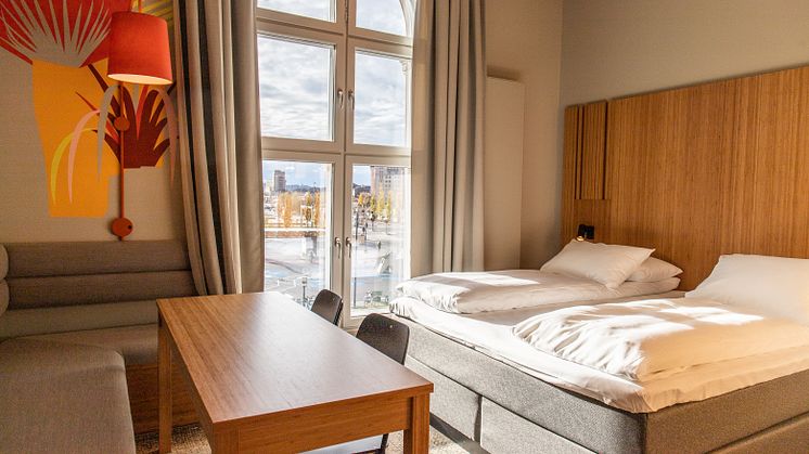 NYOPPUSSET PÅ COMFORT HOTEL: Comfort Hotel Grand Central i Østbanehallen har fått 24 nye rom.