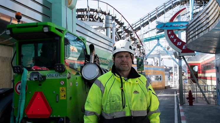 Dejan Stanojkovic, maskinförare på Gröna Lund.