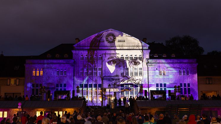 Highlight auf der Margarethenhöhe: Das spektakuläre Videomapping