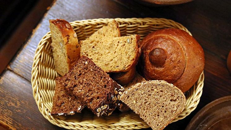 Brot als  Beilage des Luther-Menüs im Gasthaus "Barthels Hof"