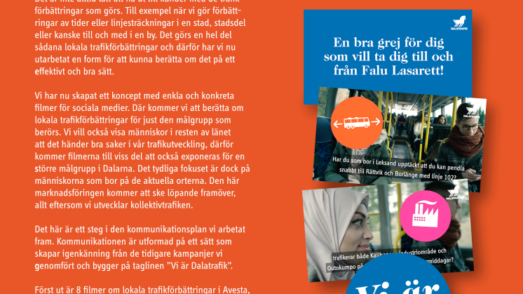Vi sätter fokus på lokal busstrafik!